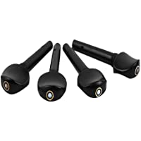 Los mejores  - Drfeify Clavijas de Afinación para Violín- 4Pcs Ébano Clavijas de Afinación Accesorio de Repuesto para Violín 4-4